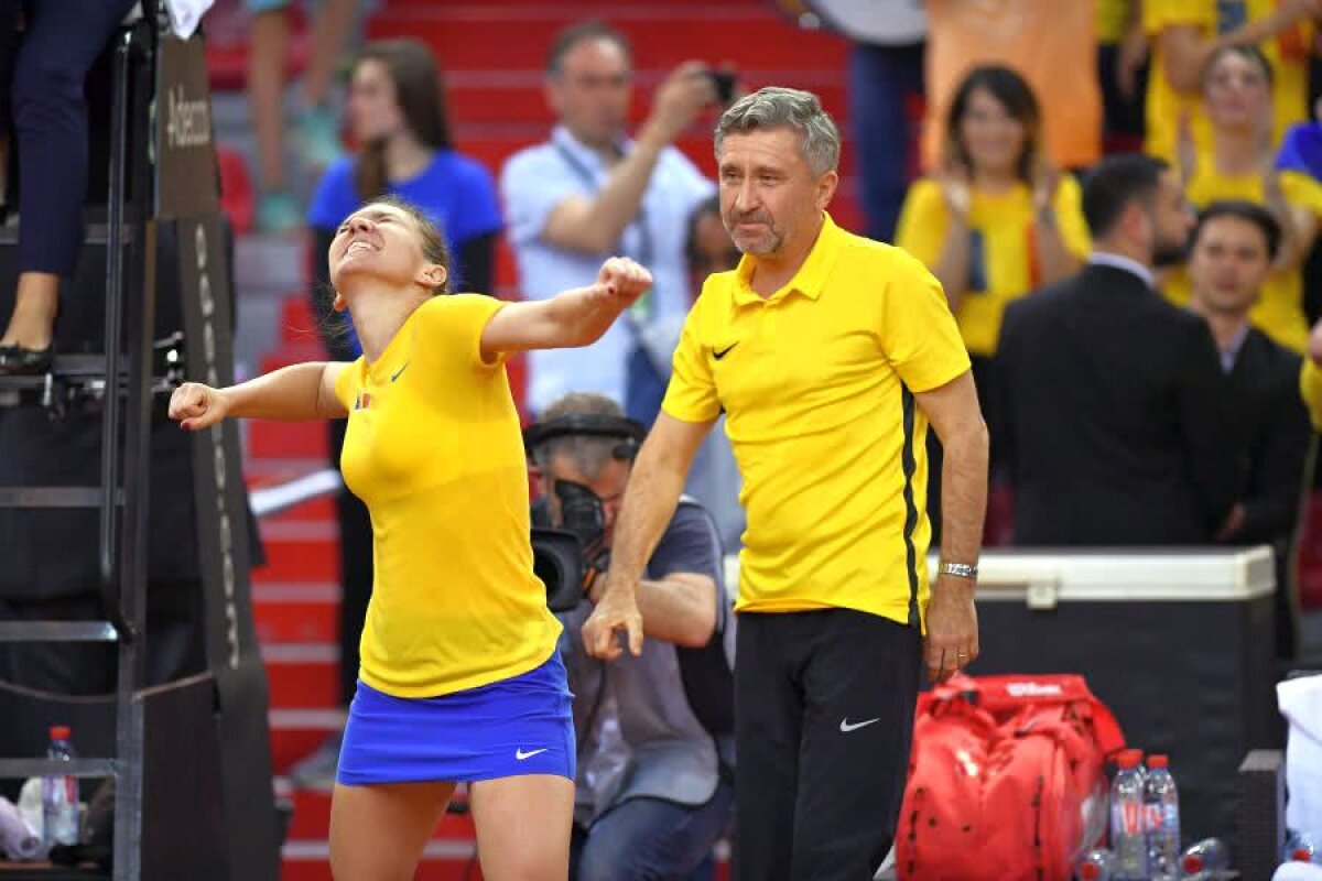 FRANȚA - ROMÂNIA 1-2, FED CUP // VIDEO Simona Halep e pregătită pentru meciul de dublu: „Pot orice dorește căpitanul. Dau tot pentru victoria României”