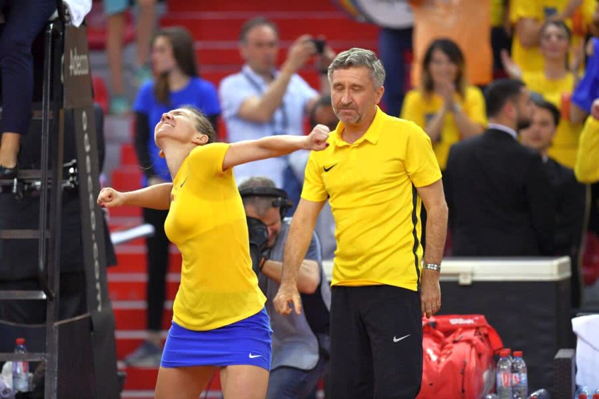 FRANȚA - ROMÂNIA 1-2, FED CUP // VIDEO Simona Halep e pregătită pentru meciul de dublu: „Pot orice dorește căpitanul. Dau tot pentru victoria României”