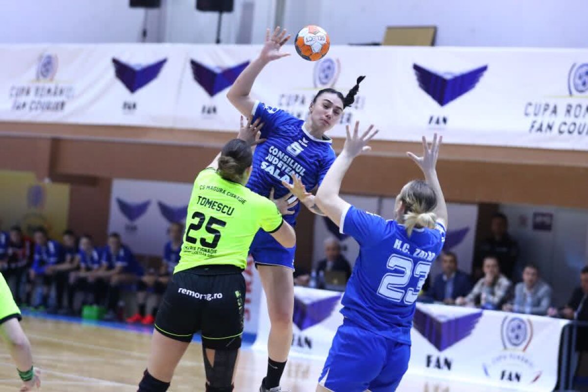 HC Zalău - Măgura Cisnădie 30-24 // FOTO Zalăul a câștigat la pas disputa cu Măgura Cisnădie și are șanse mari să joace în Cupa EHF