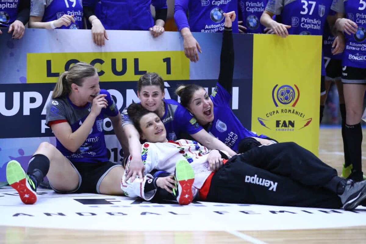 CSM București - SCM Rm. Vâlcea 30-29 // În sfârșit, un trofeu! » CSM București a câștigat Cupa României la handbal feminin