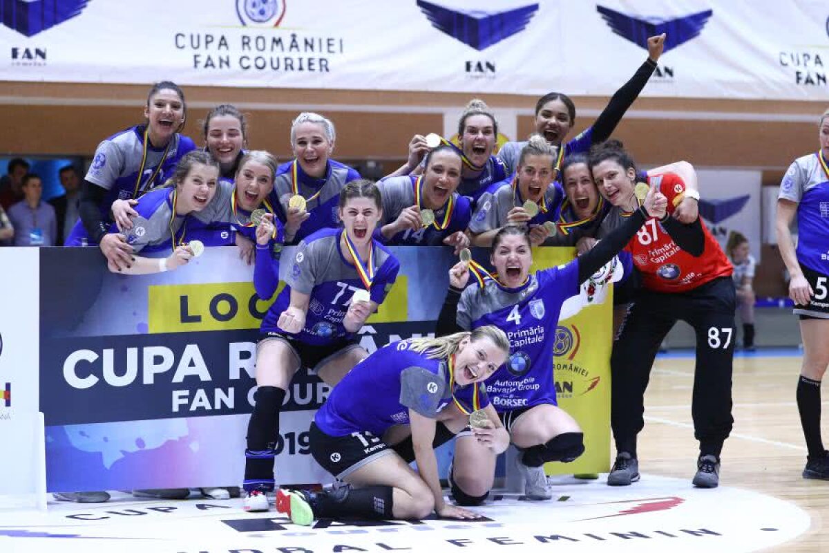 CSM București - SCM Rm. Vâlcea 30-29 // În sfârșit, un trofeu! » CSM București a câștigat Cupa României la handbal feminin