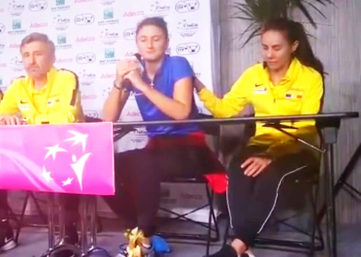 FRANȚA - ROMÂNIA 3-2, FED CUP // VIDEO Monica Niculescu și Irina Begu, scuze adresate Simonei Halep! Au plâns la conferința de presă