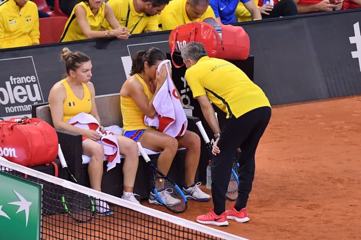 FRANȚA - ROMÂNIA 3-2, FED CUP // VIDEO Monica Niculescu și Irina Begu, scuze adresate Simonei Halep! Au plâns la conferința de presă