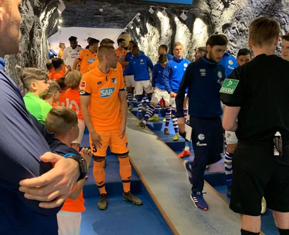 VIDEO + FOTO Copiii din selecționata U10 a Bacăului au intrat pe teren în Schalke - Hoffenheim 2-5