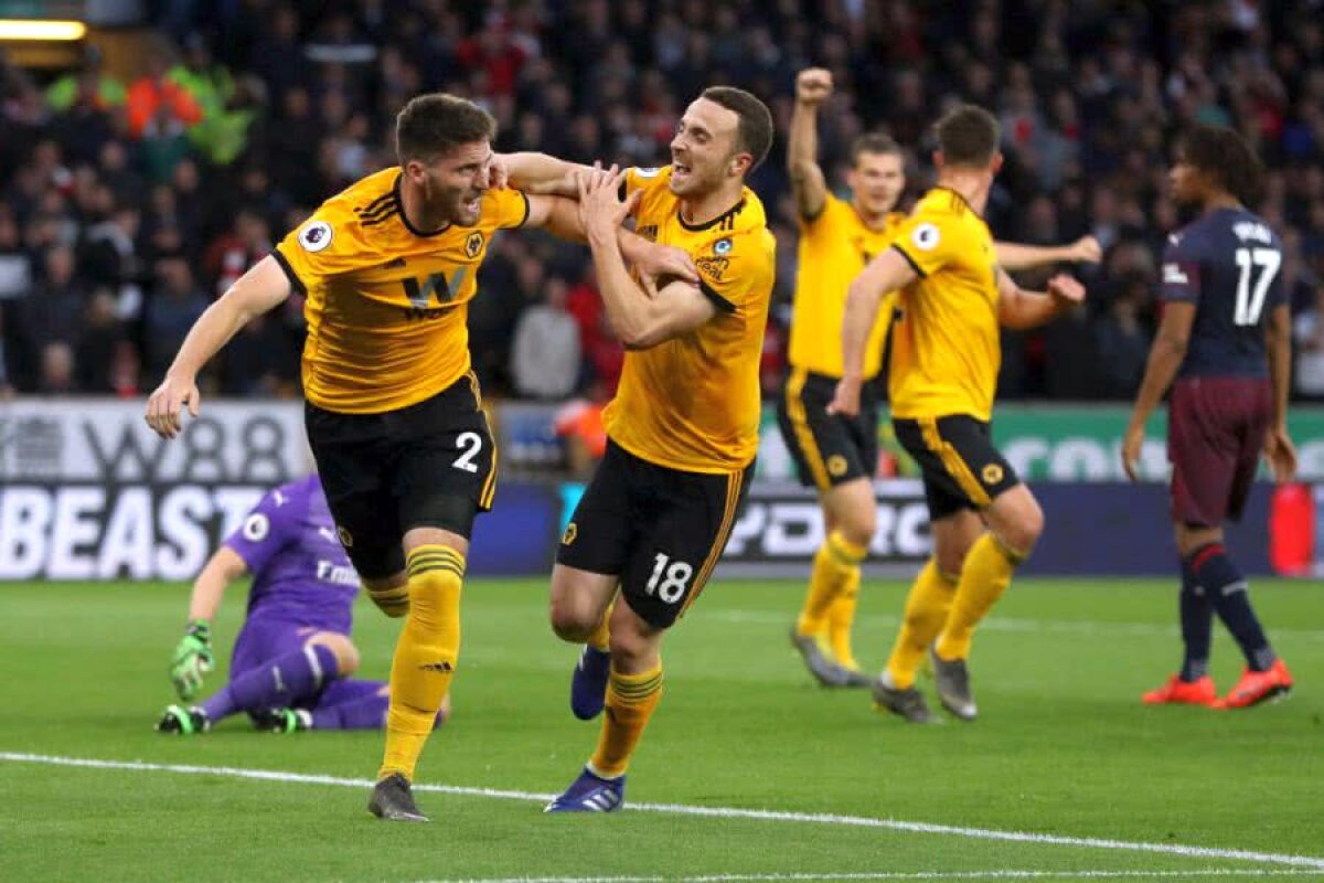 Wolverhampton - Arsenal 3-1 // FOTO „Tunarii” ratează șansa de a urca pe un loc de Liga Campionilor! Umiliți într-o repriză de Wolves
