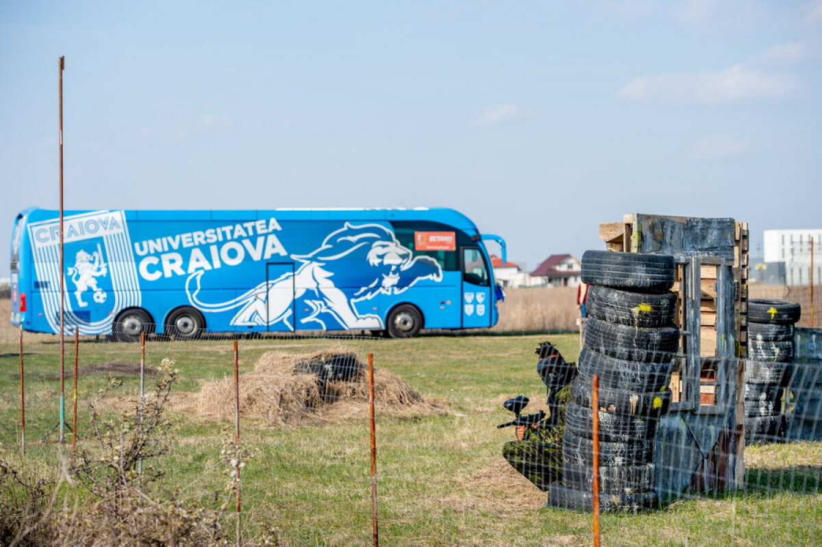 VIITORUL - CSU CRAIOVA // Papură ca Luis Enrique! Și-a dus jucătorii de la CSU Craiova la paintball și visează la remontada cu Viitorul