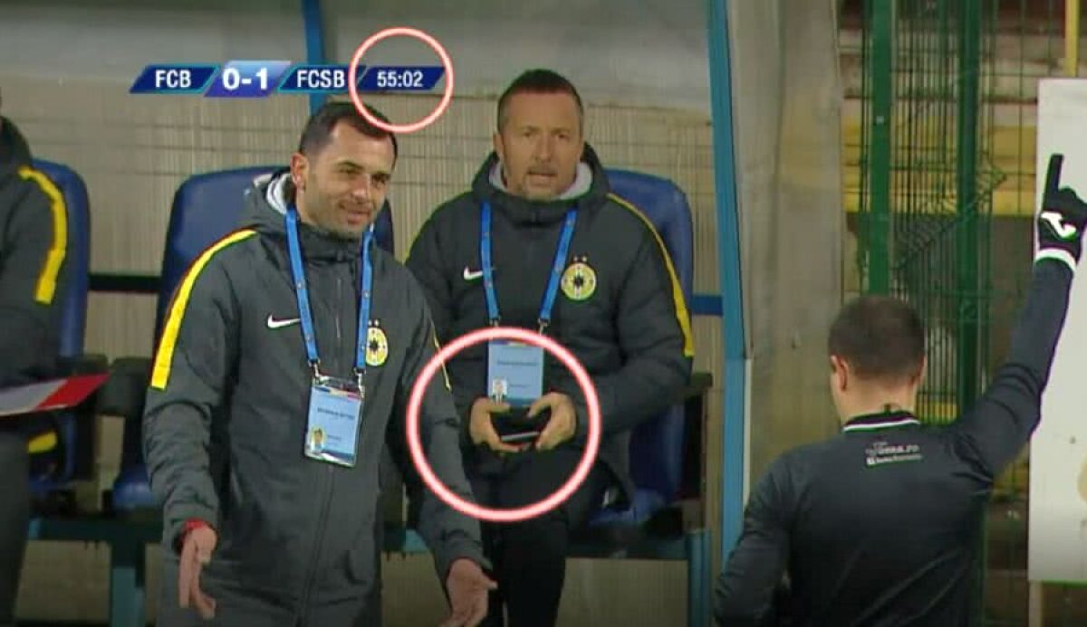 VIITORUL - FCSB 1-1 // EXCLUSIV Scene incredibile la FCSB » SMS-ul lui Gigi Becali cu schimbările a ajuns, din greșeală, la Florinel Coman!