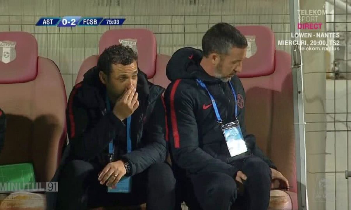 VIITORUL - FCSB 1-1 // EXCLUSIV Scene incredibile la FCSB » SMS-ul lui Gigi Becali cu schimbările a ajuns, din greșeală, la Florinel Coman!