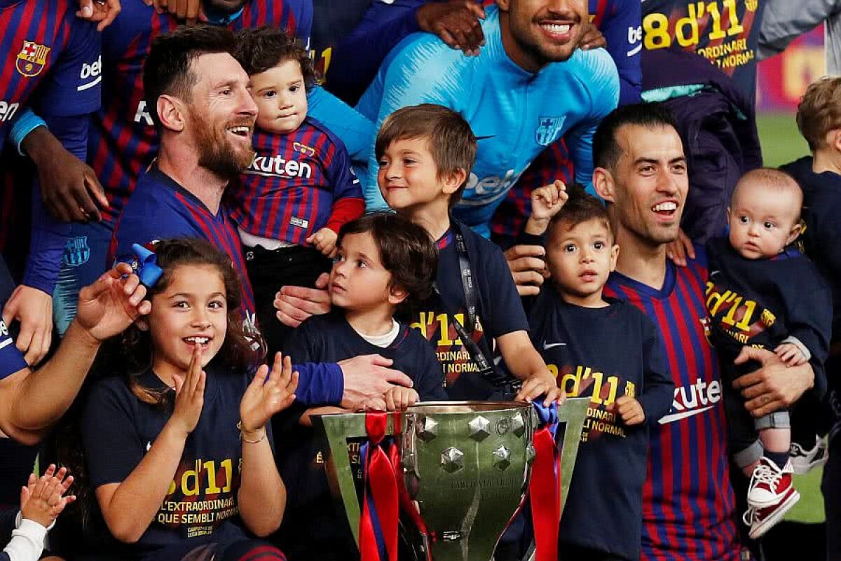 VIDEO + FOTO Barcelona, campioană în Spania! Messi a adus victoria cu Levante și titlul #26 » Petrecere pe teren la final