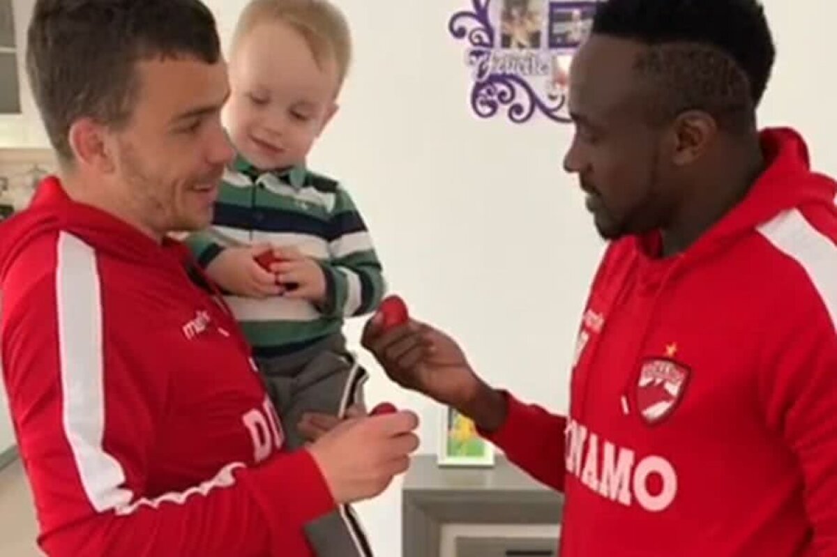 VIDEO și FOTO EXCLUSIV » Nistor și Zenke sărbătoresc împreună Paștele la Rucăr » Mesajul lui Zenke pentru dinamoviști