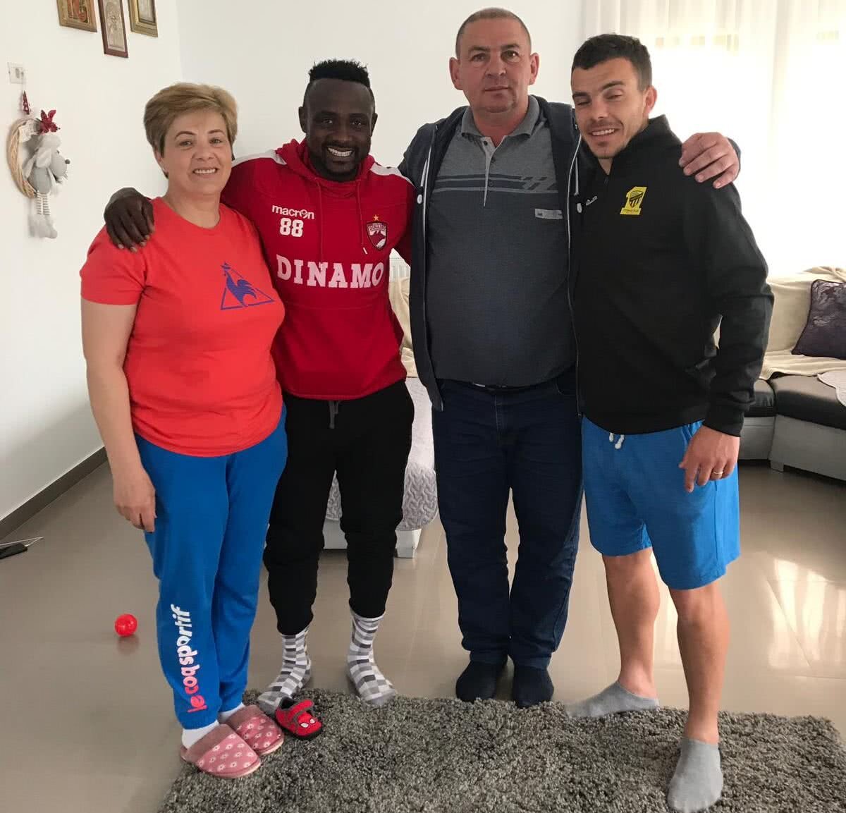 VIDEO și FOTO EXCLUSIV » Nistor și Zenke sărbătoresc împreună Paștele la Rucăr » Mesajul lui Zenke pentru dinamoviști