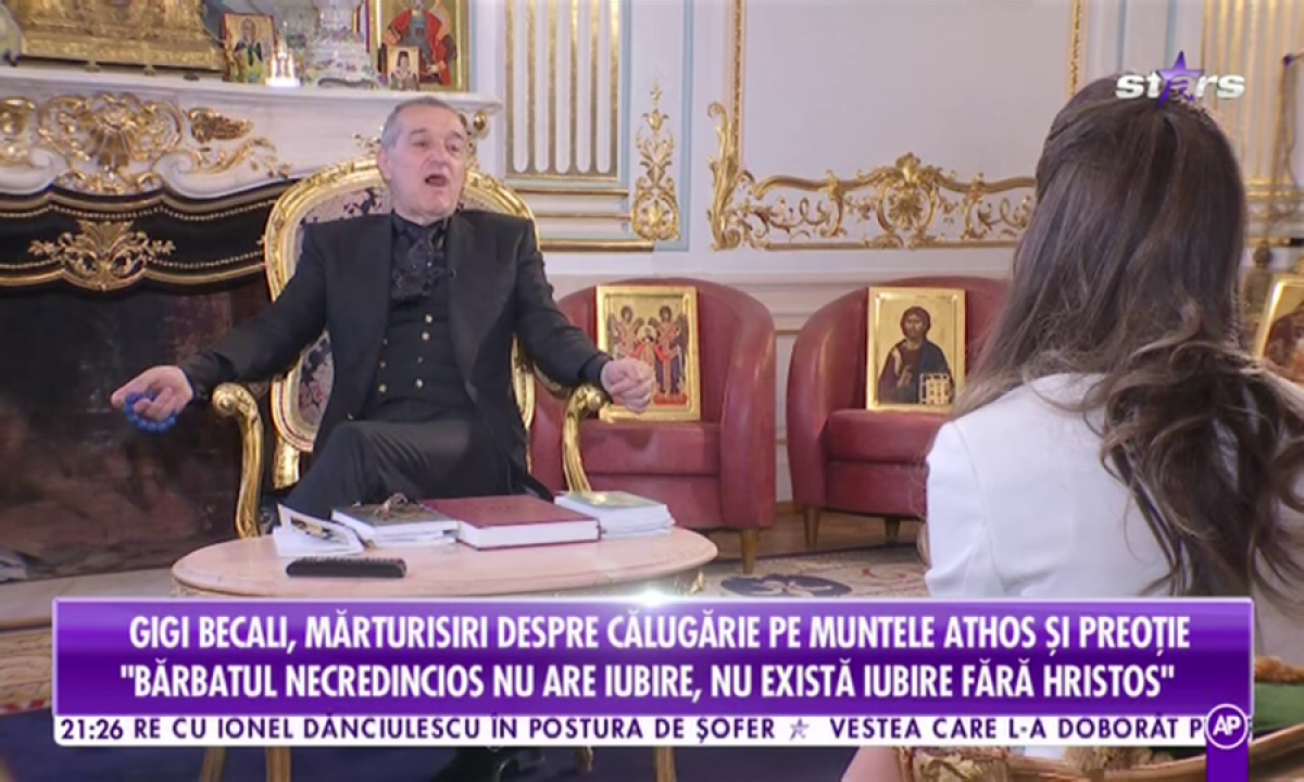 FOTO Maria, fiica lui Anghel Iordănescu, a realizat un interviu-eveniment cu Gigi Becali: „La 70-80 de ani mă călugăresc!” » Jurnalista a plâns în timpul dialogului