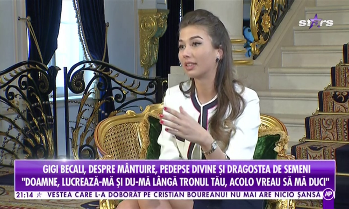 FOTO Maria, fiica lui Anghel Iordănescu, a realizat un interviu-eveniment cu Gigi Becali: „La 70-80 de ani mă călugăresc!” » Jurnalista a plâns în timpul dialogului