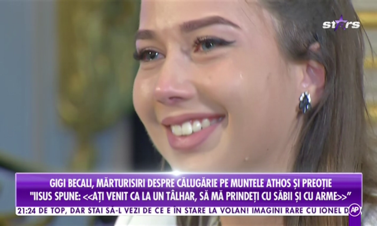 FOTO Maria, fiica lui Anghel Iordănescu, a realizat un interviu-eveniment cu Gigi Becali: „La 70-80 de ani mă călugăresc!” » Jurnalista a plâns în timpul dialogului