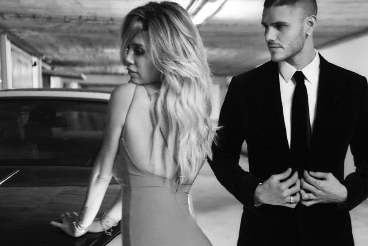 FOTO HOT! Wanda Nara, într-o ipostază seducătoare: a pozat topless alături de Mauro Icardi