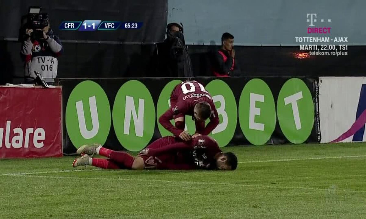 CFR CLUJ - VIITORUL 3-1 // VIDEO + FOTO Penalty-ul dictat de Colțescu pentru CFR naște dezbateri aprinse! Crăciunescu și Balaj au păreri diferite