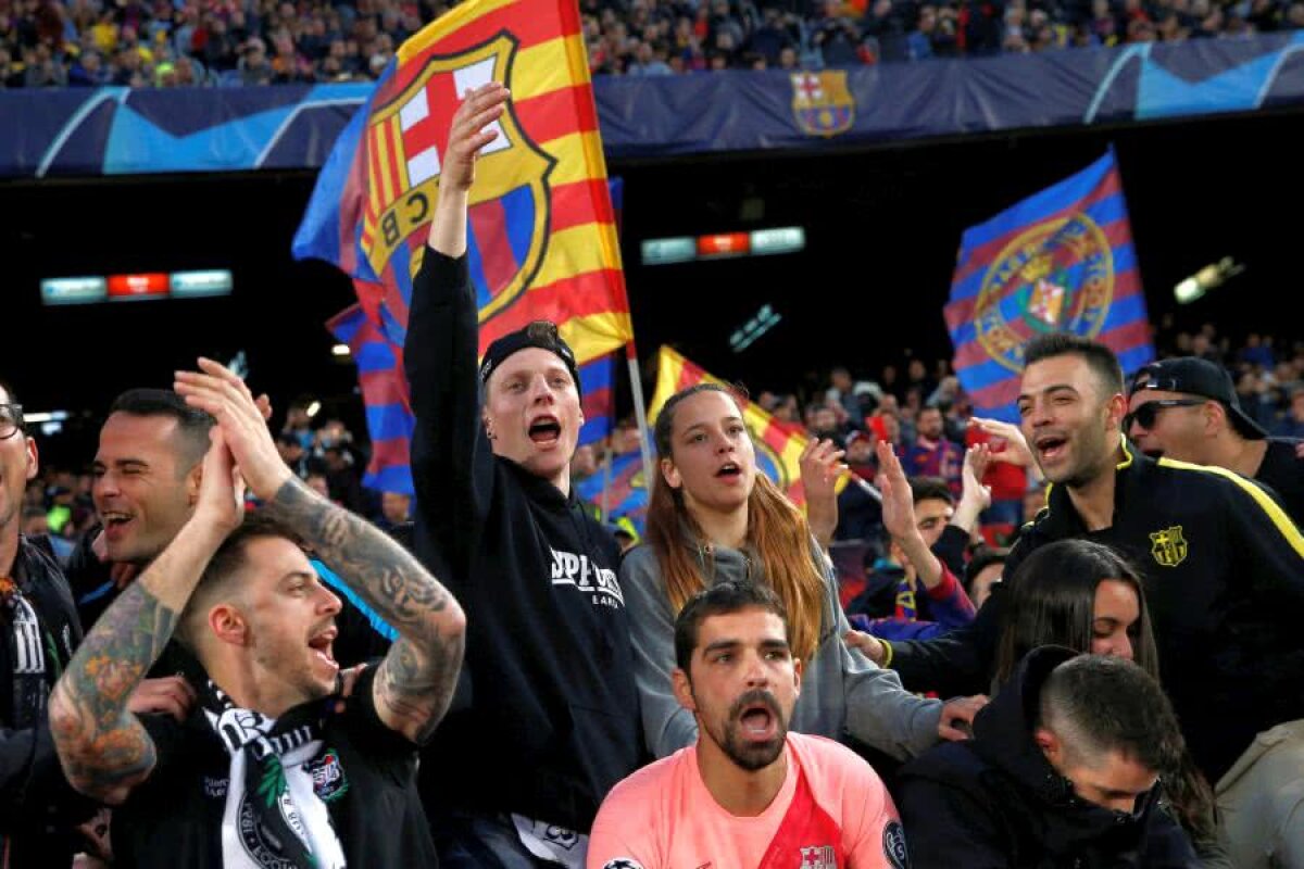 BARCELONA - LIVERPOOL 3-0 // VIDEO+FOTO Scenografie spectaculoasă a fanilor Barcelonei la superciocnirea cu Liverpool: „Pregătiți să colorăm Europa”