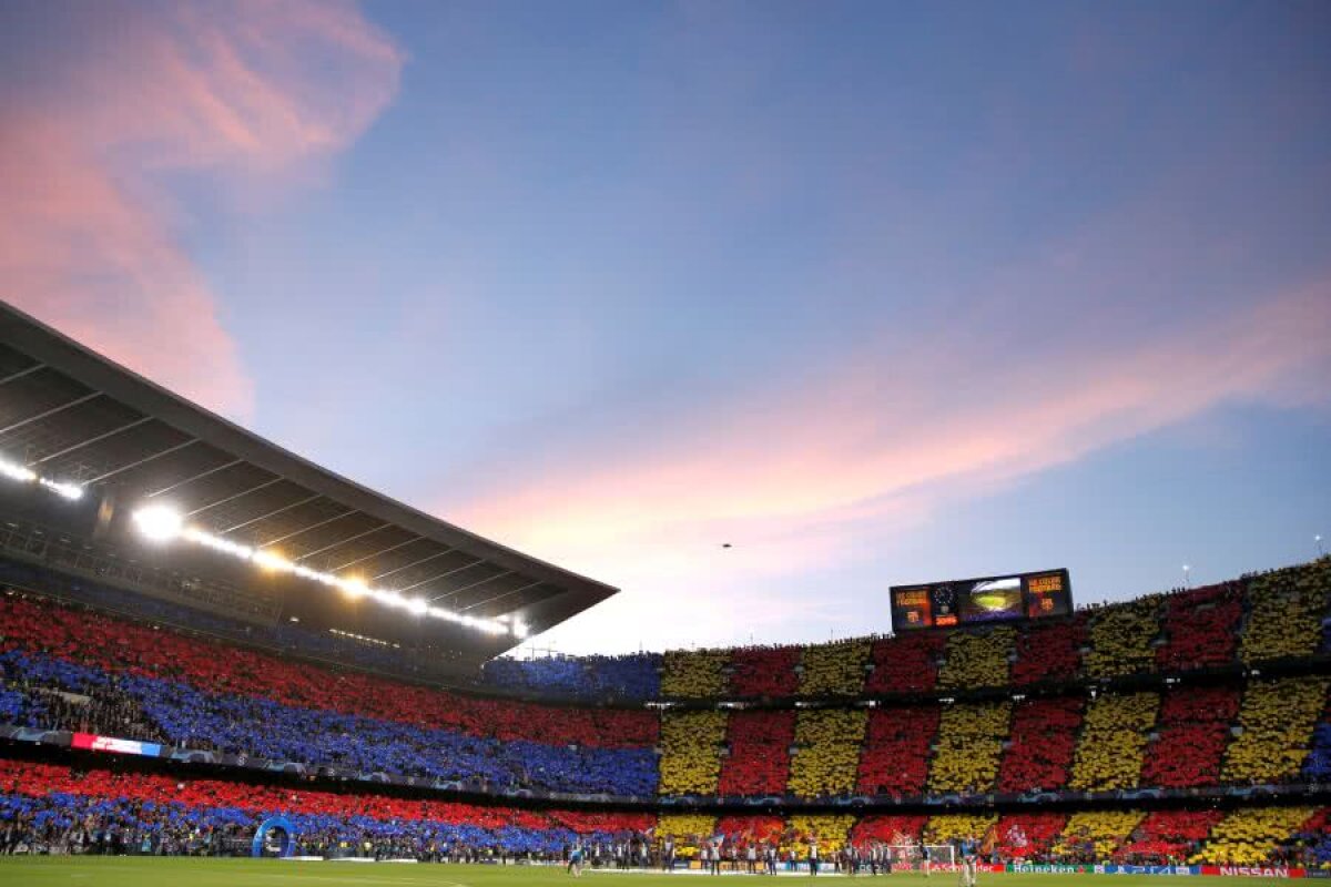 BARCELONA - LIVERPOOL 3-0 // VIDEO+FOTO Scenografie spectaculoasă a fanilor Barcelonei la superciocnirea cu Liverpool: „Pregătiți să colorăm Europa”