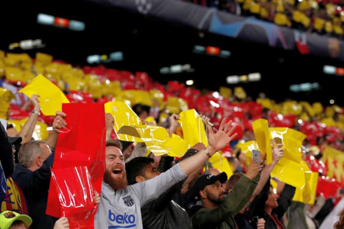 BARCELONA - LIVERPOOL 3-0 // VIDEO+FOTO Scenografie spectaculoasă a fanilor Barcelonei la superciocnirea cu Liverpool: „Pregătiți să colorăm Europa”