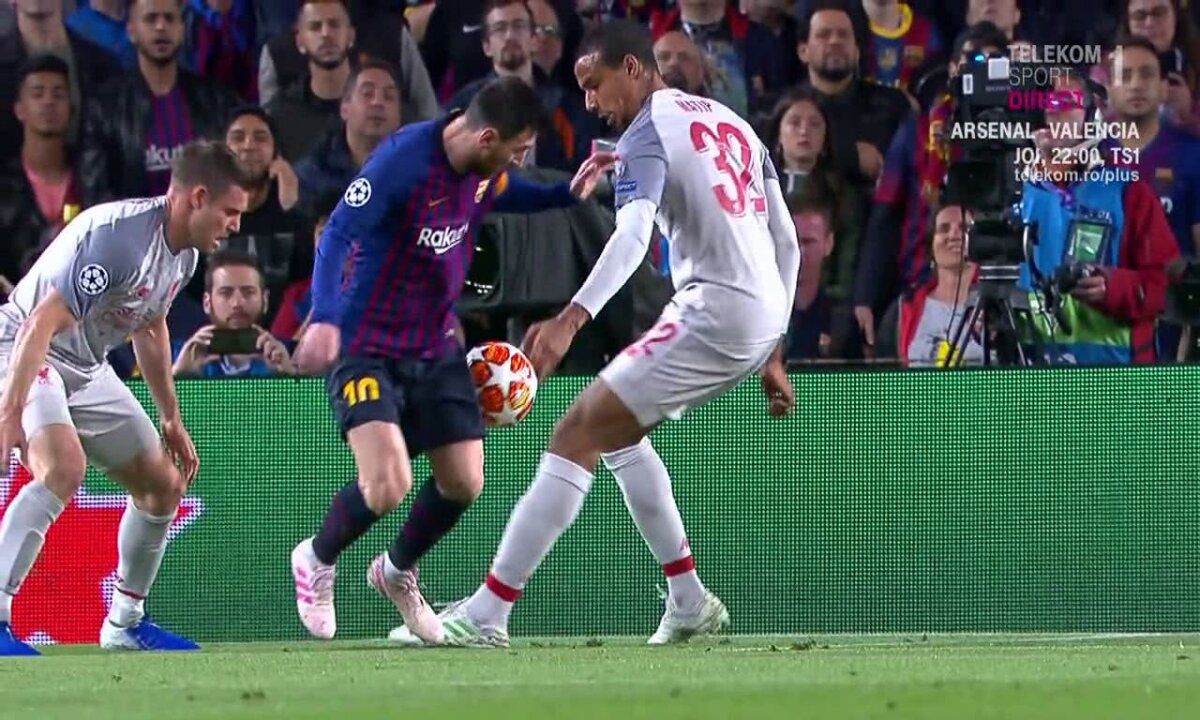 BARCELONA - LIVERPOOL 3-0 // VIDEO+FOTO Messi a cerut penalty în prima repriză, dar arbitrul nici nu l-a băgat în seamă » Verdictul tranșant al lui Ion Crăciunescu