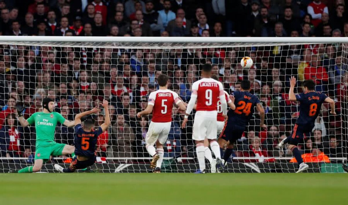 Arsenal - Valencia 3-1 // VIDEO+FOTO „Tunarii” fac un pas uriaș spre finala Europa League! Unai Emery, aproape de trofeul EL #4