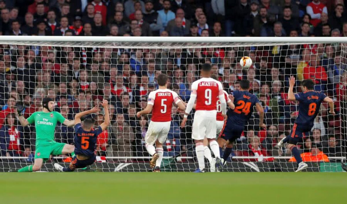 Arsenal - Valencia 3-1 // VIDEO+FOTO „Tunarii” fac un pas uriaș spre finala Europa League! Unai Emery, aproape de trofeul EL #4