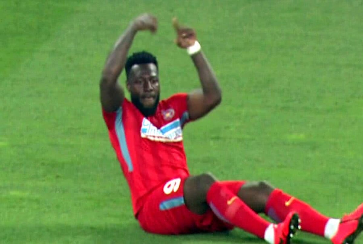 CSU CRAIOVA - FCSB // GALERIE FOTO Lovitură grea pentru FCSB! Harlem Gnohere a ieșit accidentat în minutul 14