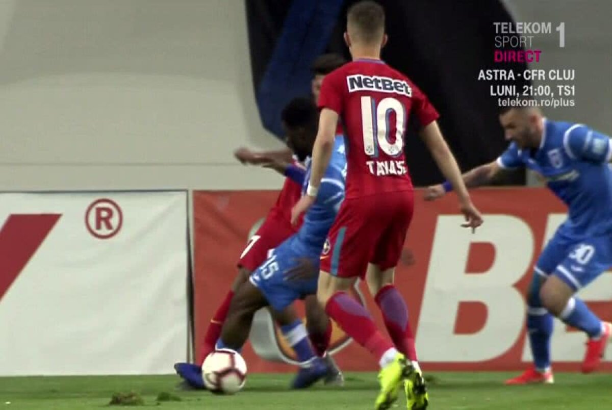 CSU CRAIOVA - FCSB // VIDEO + FOTO Isaac Donkor, intrare grosolană asupra lui Florinel Coman! Istvan Kovacs a dictat penalty