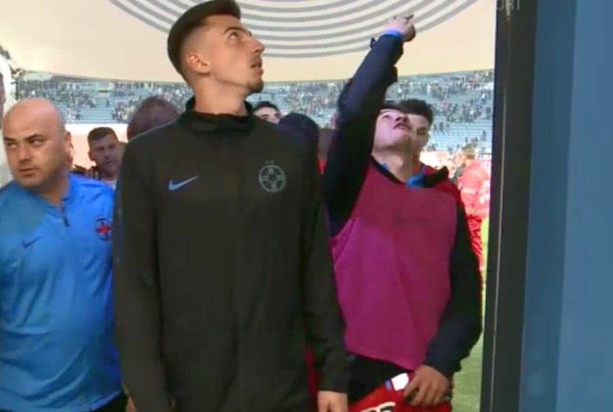 CSU CRAIOVA - FCSB 0-2  //  VIDEO + FOTO Scandal pe tunel: Olimpiu Moruțan, semne obscene către fanii olteni + Bogdan Planic la un pas de bătaie cu un oficial