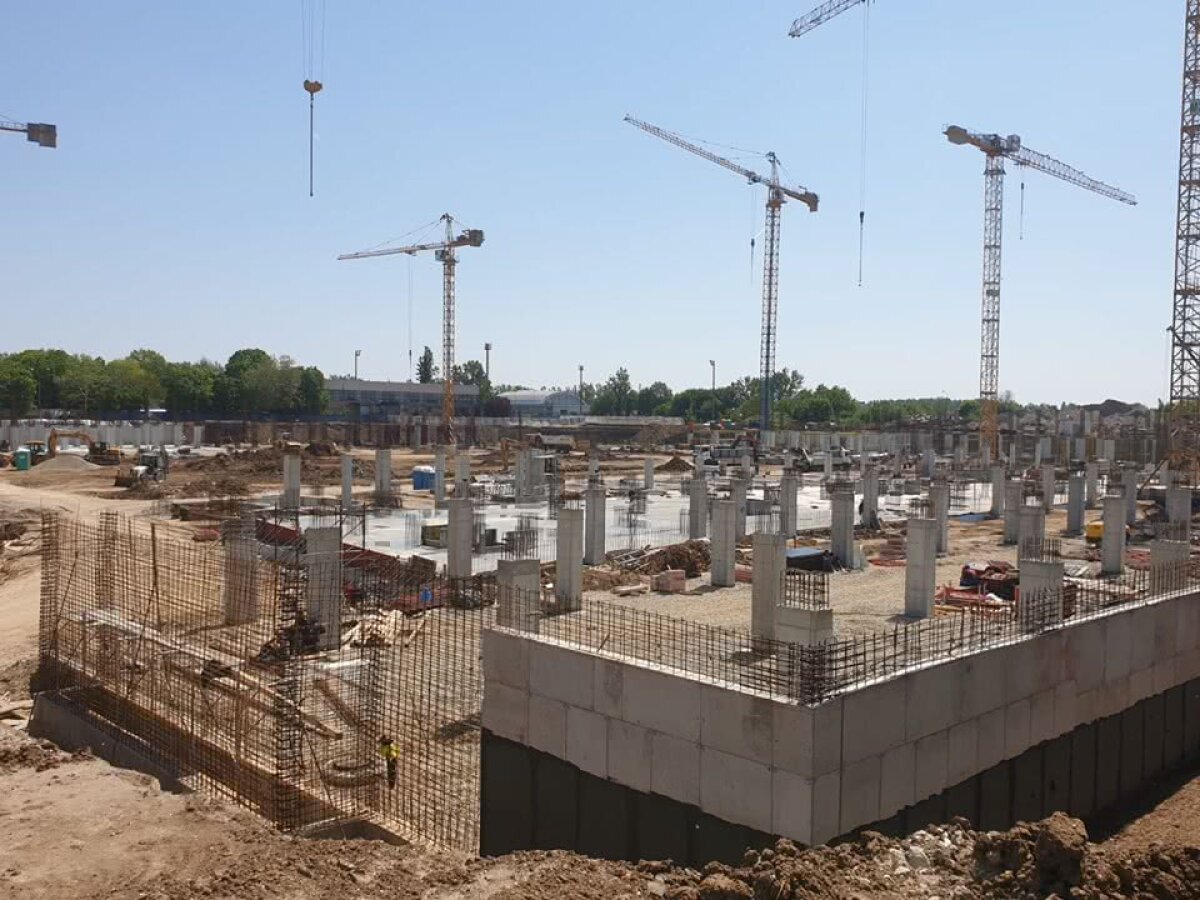 Stadioane EURO 2020 // VIDEO+FOTO Imagini impresionante: Giuleștiul a fost dărâmat complet! La arena din Ghencea s-au făcut progrese importante