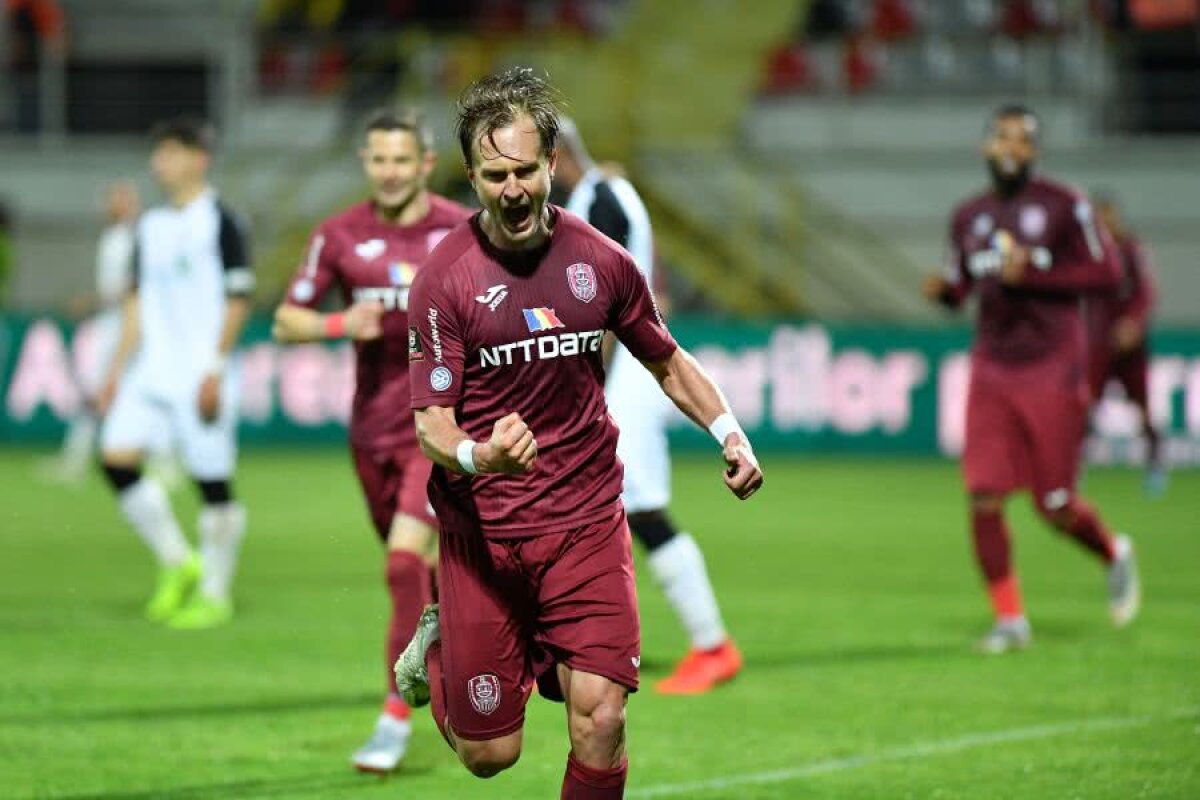 Astra Giurgiu - CFR Cluj 1-5 // VIDEO+FOTO Se vede titlul în „Gruia”! CFR s-a dezlănțuit la Giurgiu și mai are nevoie de un singur punct pentru titlul #5