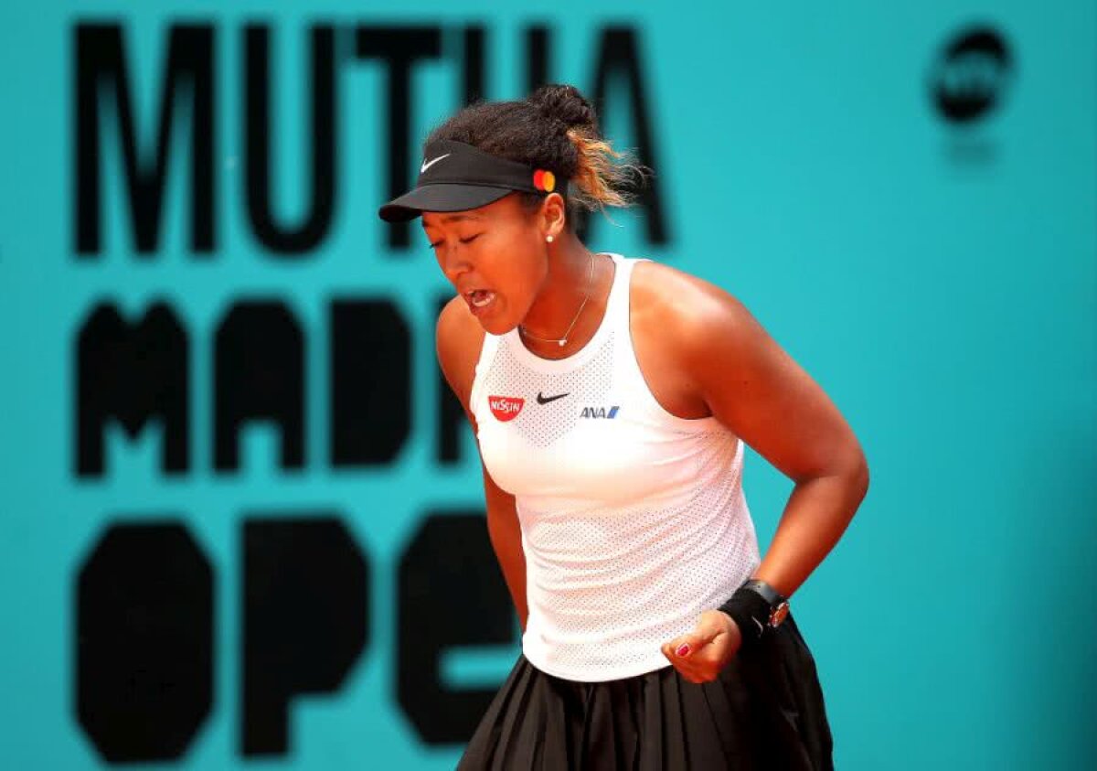 CALCULE. Naomi Osaka s-a calificat în „optimi” la Madrid » Simona Halep e singura care îi mai poate lua locul 1 WTA