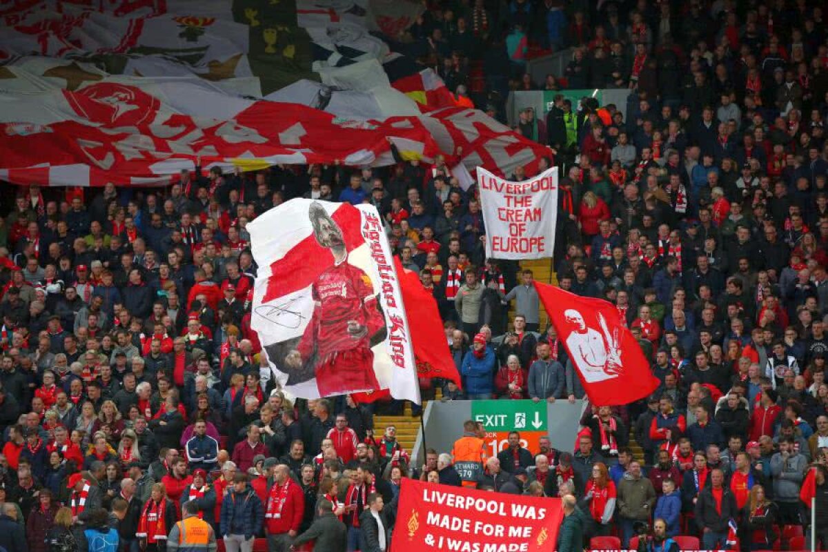 LIVERPOOL - BARCELONA 4-0 (0-3 în tur) // VIDEO Imagini senzaționale pe Anfield Road » Jucătorii și fanii au cântat împreună „You'll never walk alone”