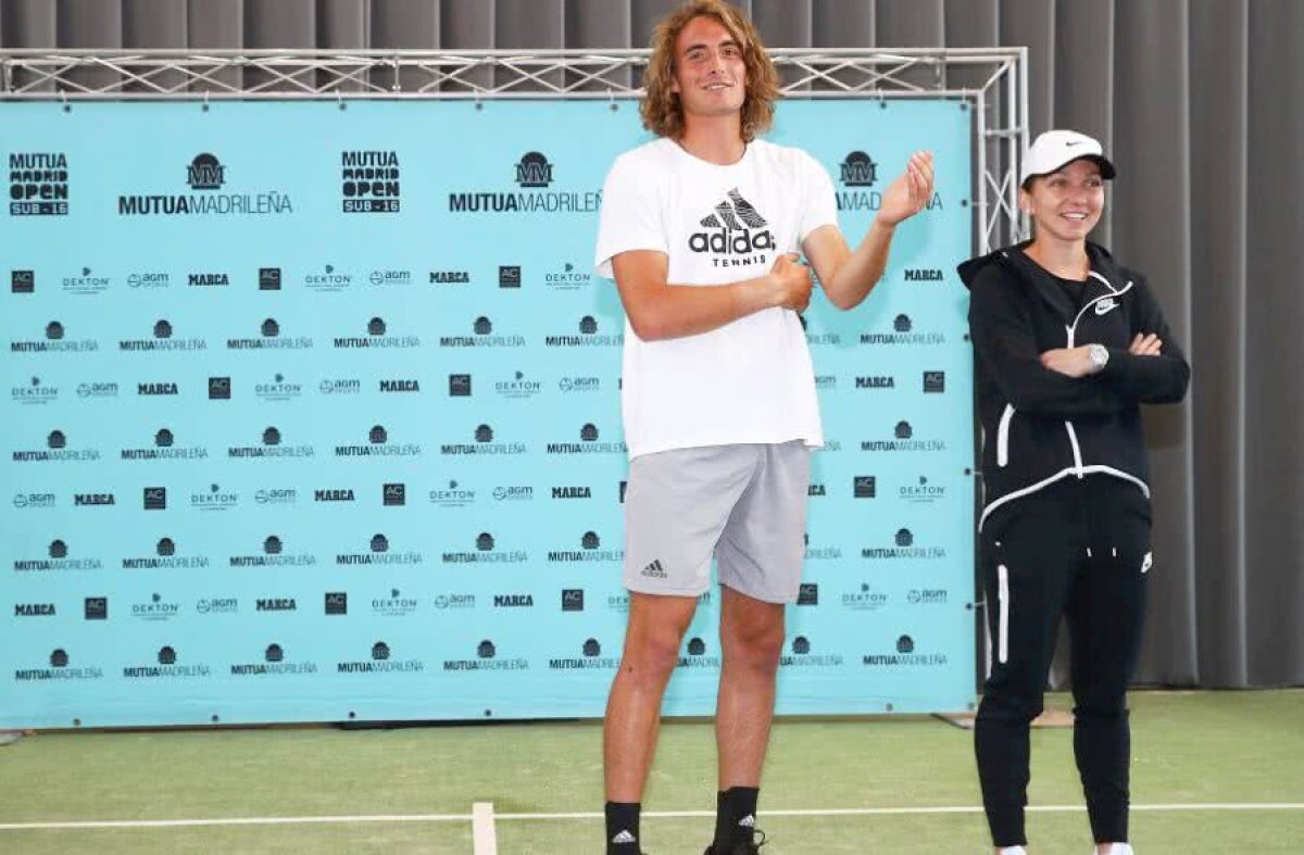 FOTO Simona Halep și Stefanos Tsitsipas s-au întâlnit cu viitorii campioni ai Spaniei: „Le-a oferit niște sfaturi grozave, nu glumesc” :)