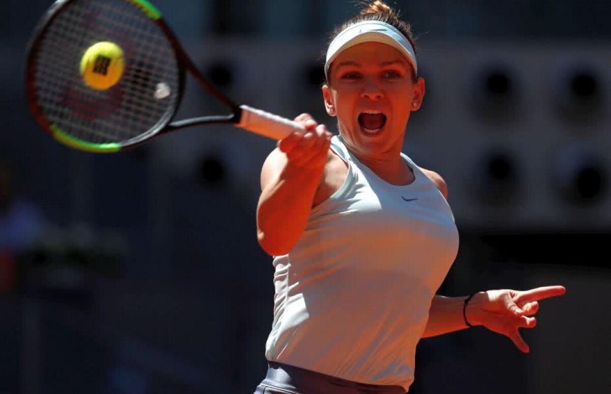 SIMONA HALEP - ASHLEIGH BARTY » VIDEO+FOTO Simona zburdă pe zgura din Madrid! O doboară pe Barty, se califică în semifinale și revine pe locul 2 WTA