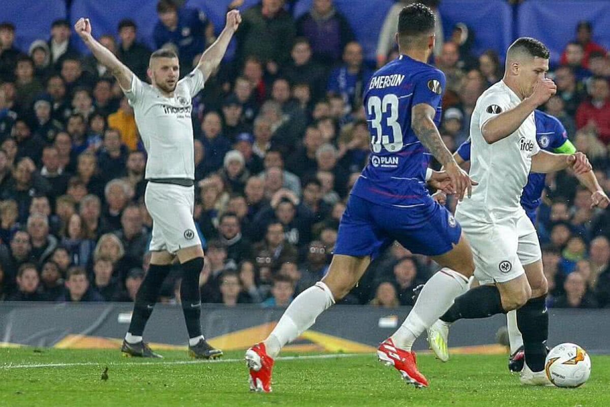 CHELSEA - FRANKFURT // VIDEO + FOTO Ante Rebic a oferit faza serii! Ce făcea înainte ca Luka Jovic să marcheze