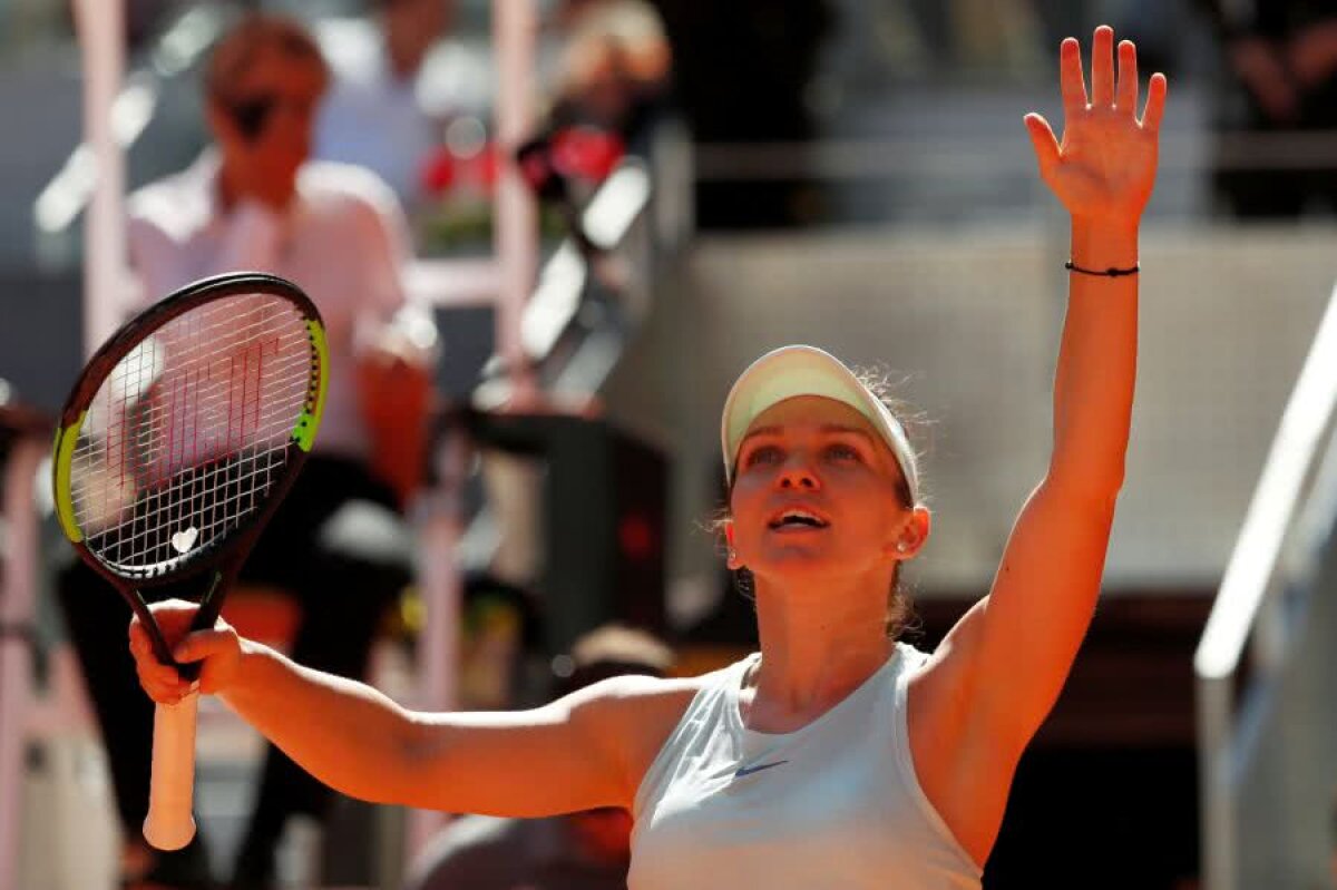 SIMONA HALEP - BELINDA BENCIC 6-2, 6-7(2), 6-0 // VIDEO+FOTO » Halep dispută a patra finală la Madrid și e la un singur meci de locul 1 WTA! Cu cine va juca