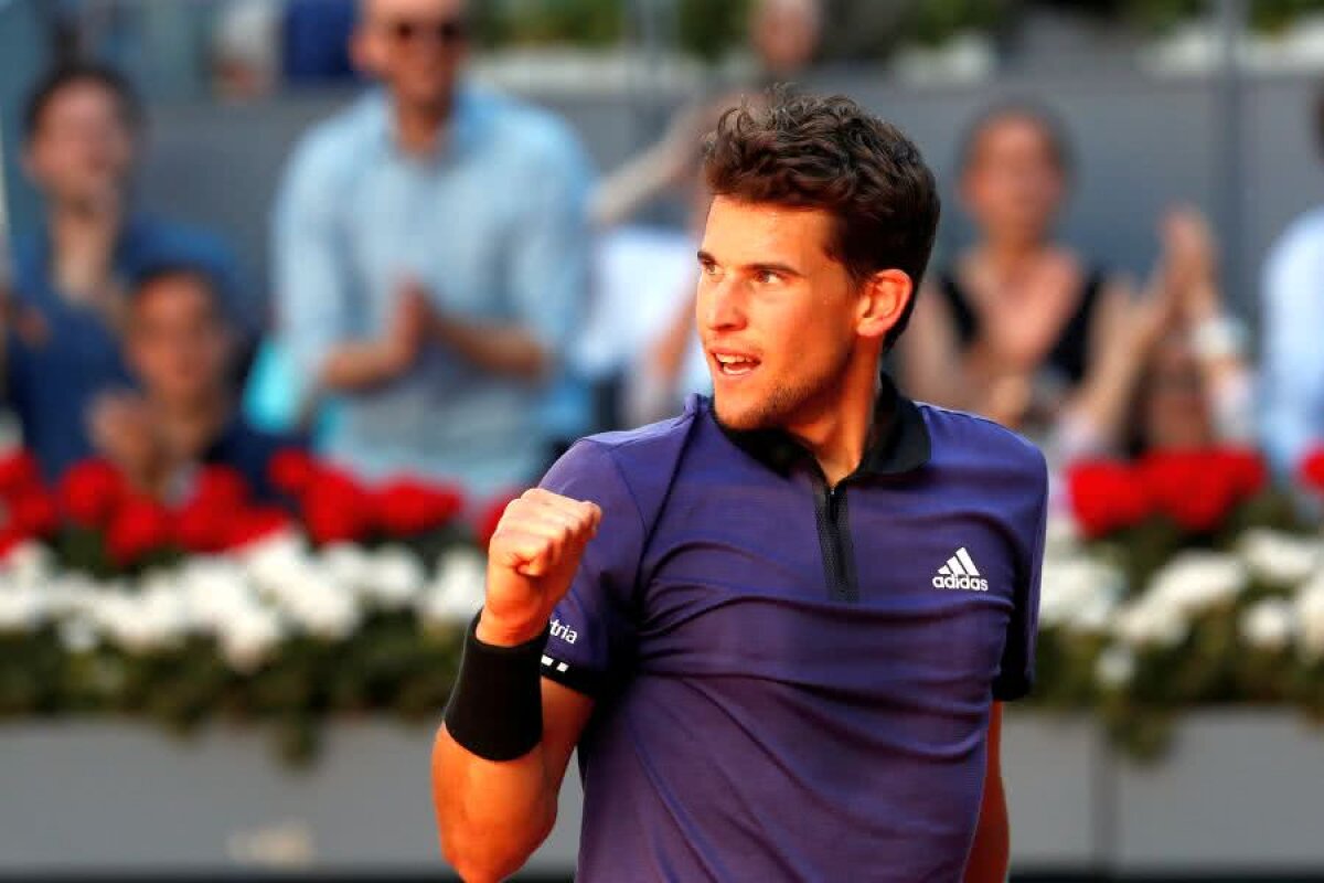 DOMINIC THIEM - ROGER FEDERER // VIDEO+FOTO Thiem, noul star din ATP, câștigă un meci DRAMATIC în semifinalele de la Madrid » Federer a ratat două mingi de meci și a pierdut apoi decisivul