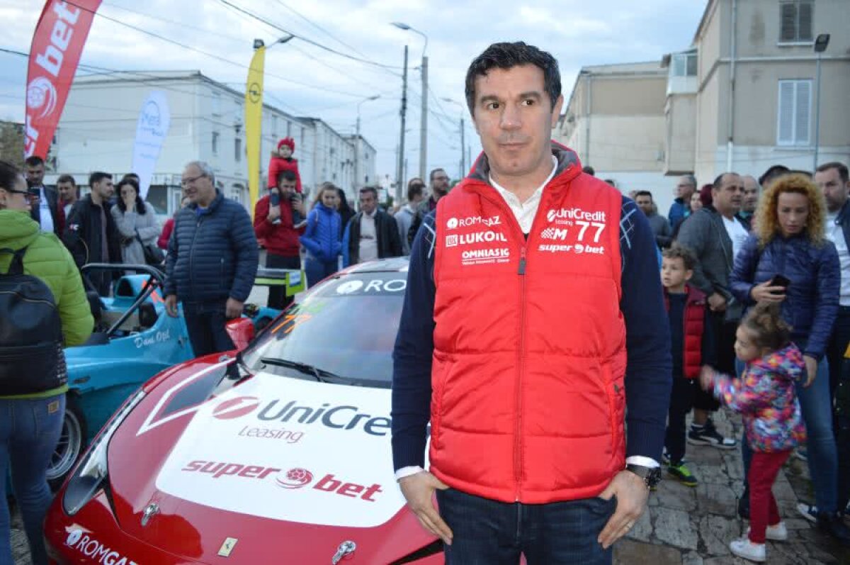VIDEO+FOTO Mihai Leu, cea mai spectaculoasă aparție la Campionatul Național de Super Rally! Ferrari-ul 458 Challengea fost un magnet pentru fani