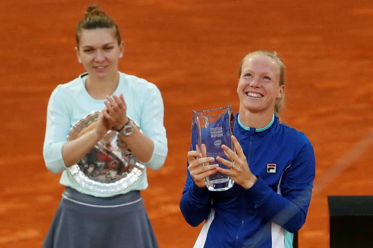 SIMONA HALEP - KIKI BERTENS 4-6, 4-6 // VIDEO Simona Halep, discurs cu zâmbetul pe buze după eșecul din finala de la Madrid: recunoaște supremația lui Bertens + mesaj pentru Țiriac