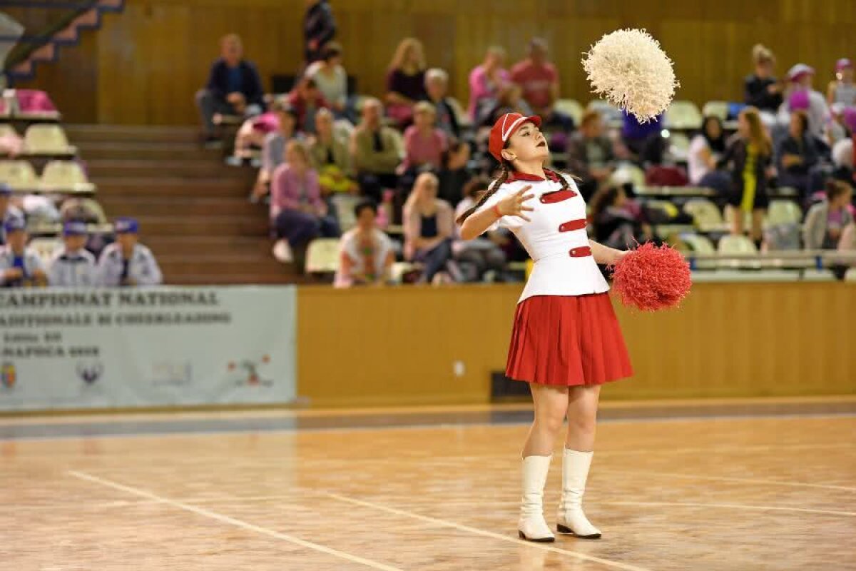 GALERIE FOTO Imagini spectaculoase de la Campionatul Național de Majorete și Cheerleading, care se desfășoară astăzi la Cluj