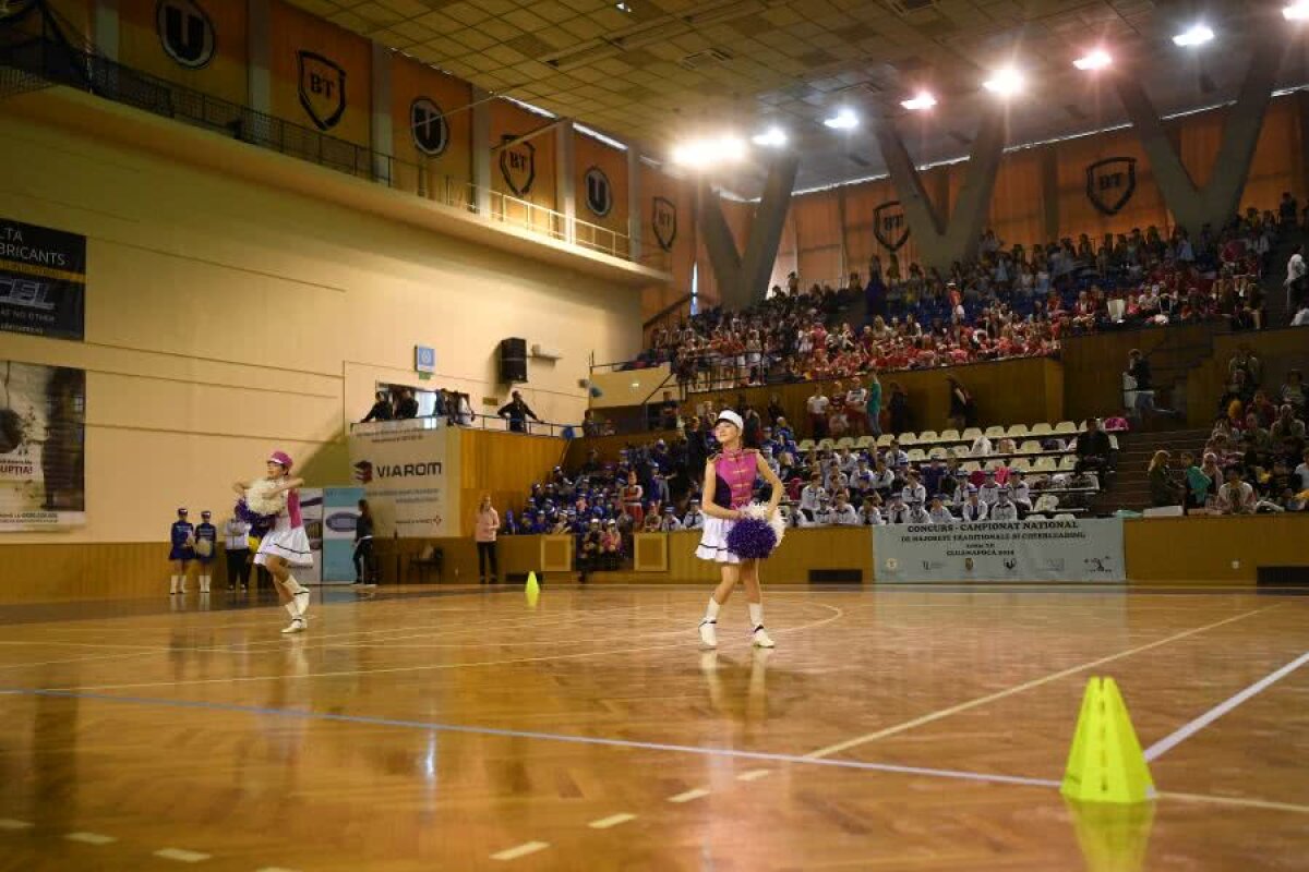 GALERIE FOTO Imagini spectaculoase de la Campionatul Național de Majorete și Cheerleading, care se desfășoară astăzi la Cluj