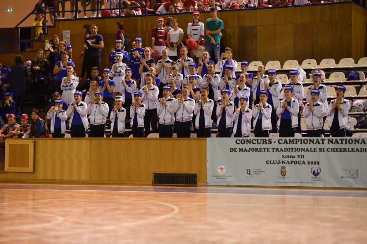GALERIE FOTO Imagini spectaculoase de la Campionatul Național de Majorete și Cheerleading, care se desfășoară astăzi la Cluj