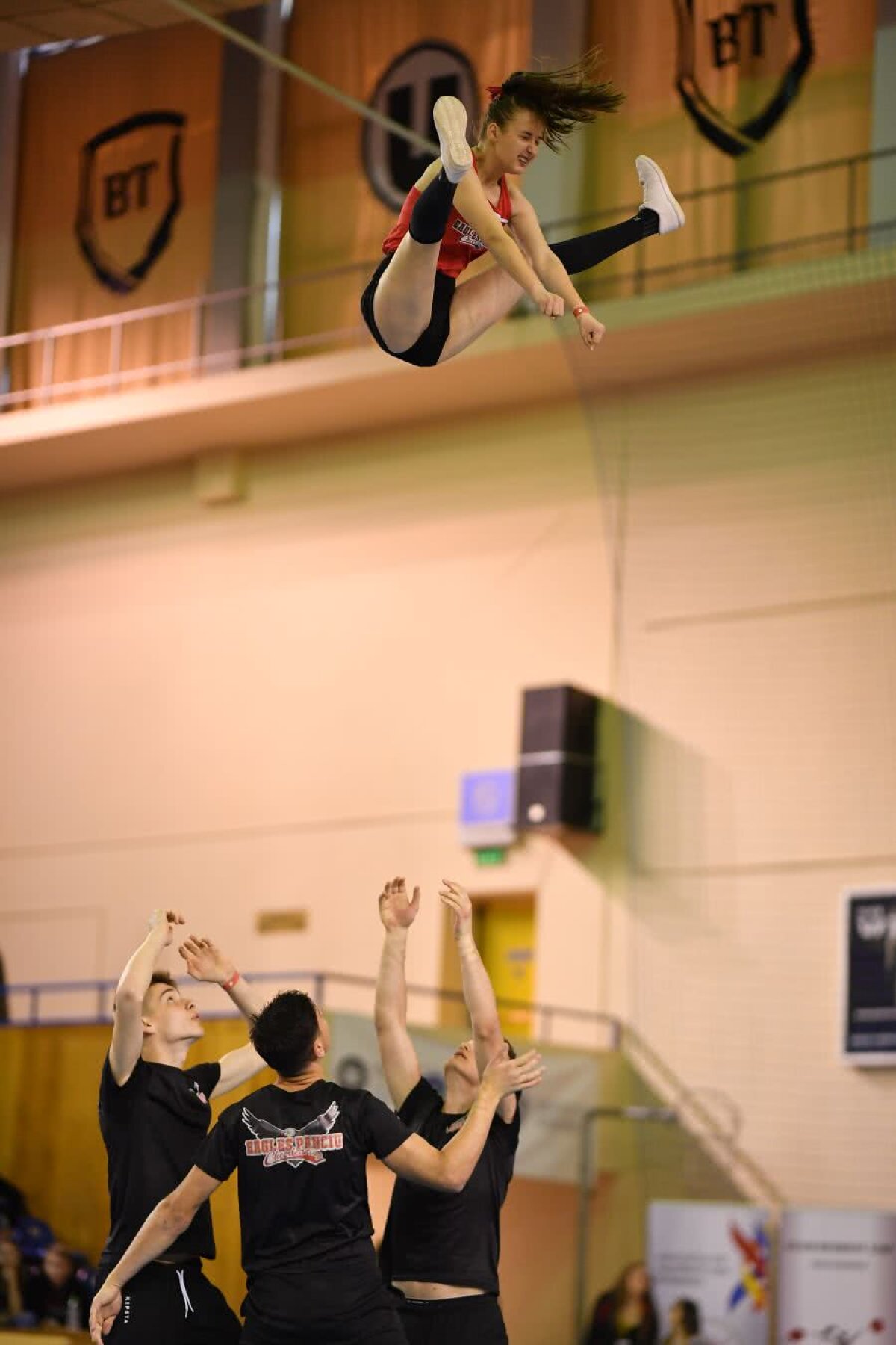 GALERIE FOTO Imagini spectaculoase de la Campionatul Național de Majorete și Cheerleading, care se desfășoară astăzi la Cluj