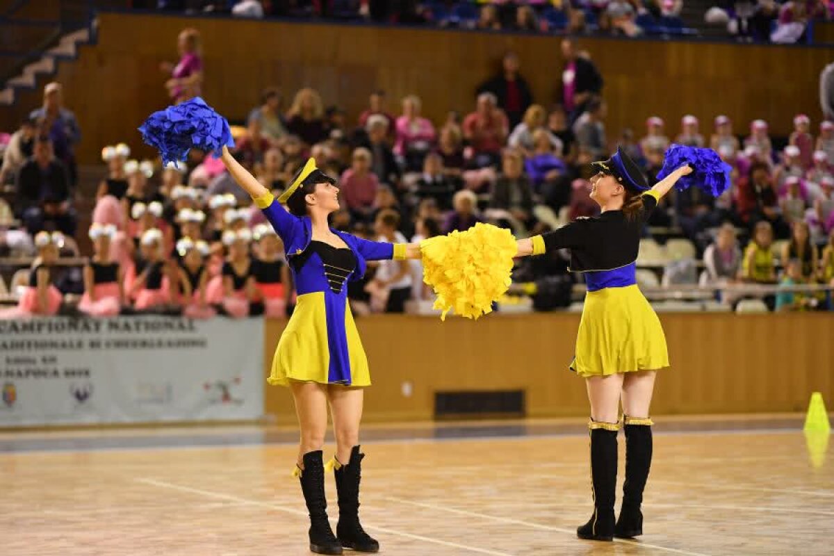 GALERIE FOTO Imagini spectaculoase de la Campionatul Național de Majorete și Cheerleading, care se desfășoară astăzi la Cluj