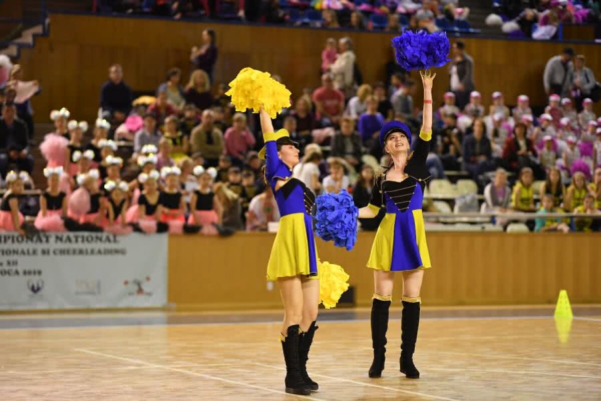 GALERIE FOTO Imagini spectaculoase de la Campionatul Național de Majorete și Cheerleading, care se desfășoară astăzi la Cluj