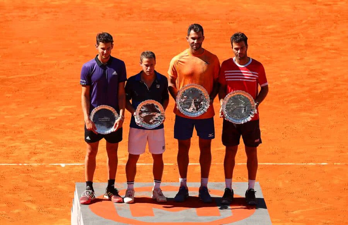 TECĂU / ROJER - THIEM / SCHWARTZMAN 6-2, 6-3 // FOTO Horia Tecău și Julien Rojer, campioni la Madrid după o victorie în două seturi!