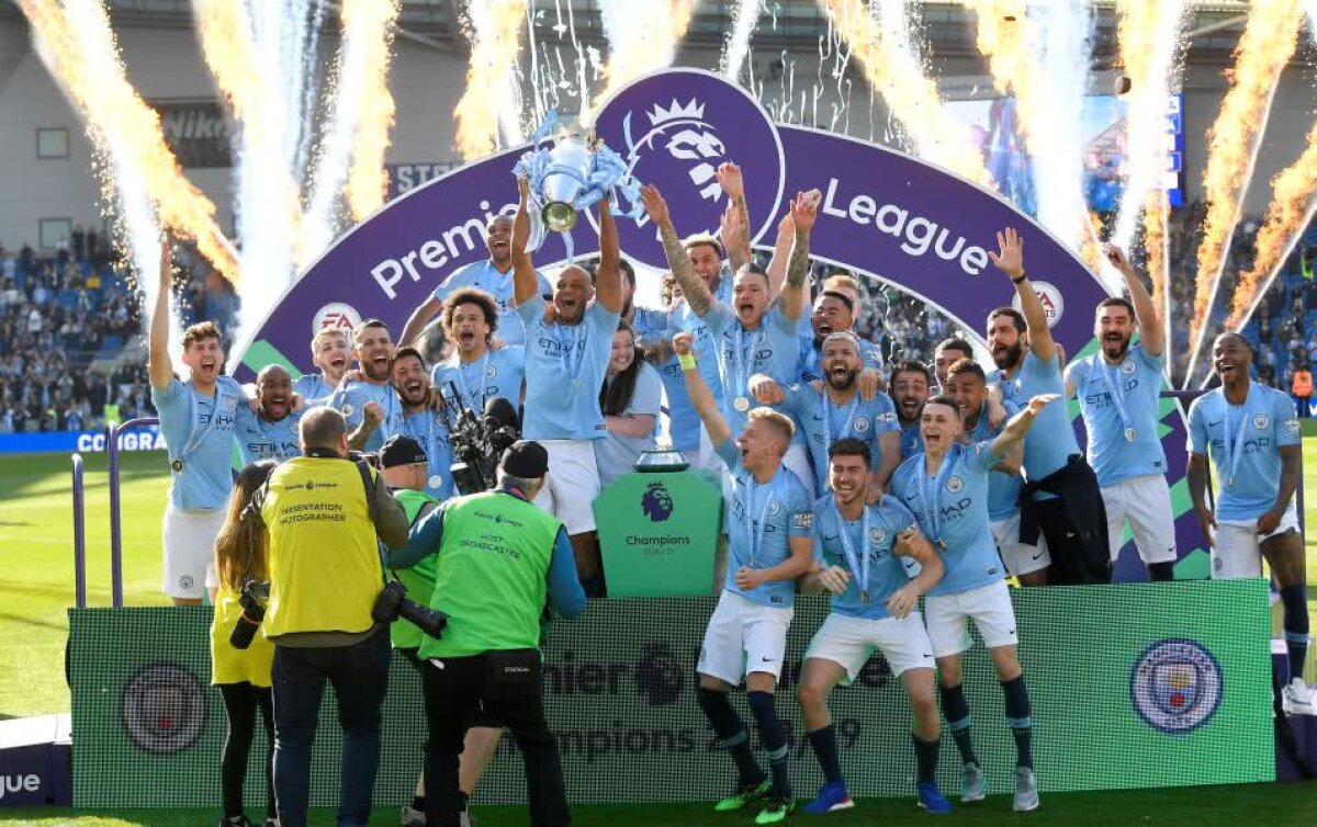 BRIGHTON - CITY 1-4 ȘI LIVERPOOL - WOLVES 2-0 //VIDEO+FOTO Manchester City a câștigat al doilea titlu consecutiv în Premier League! 