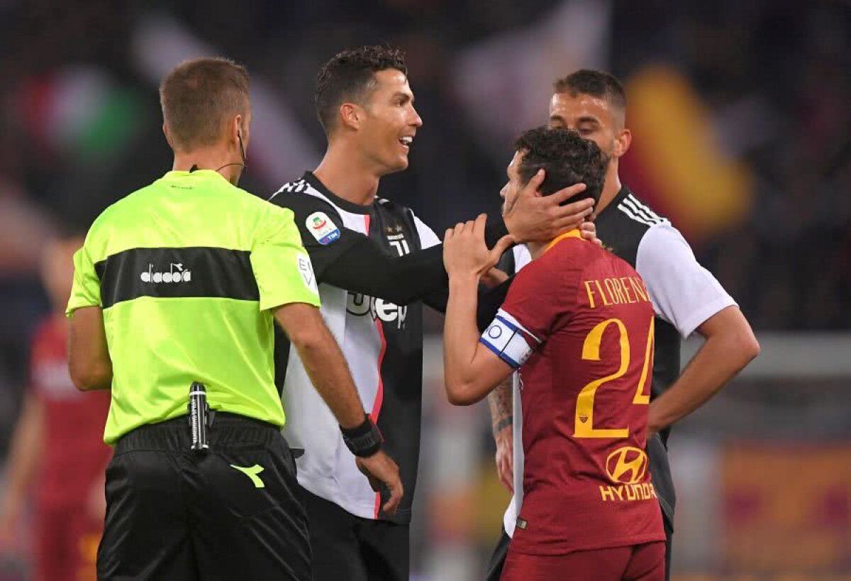 FOTO Scandal între Ronaldo și Florenzi: „Taci! Ești prea mic ca să vorbești!”