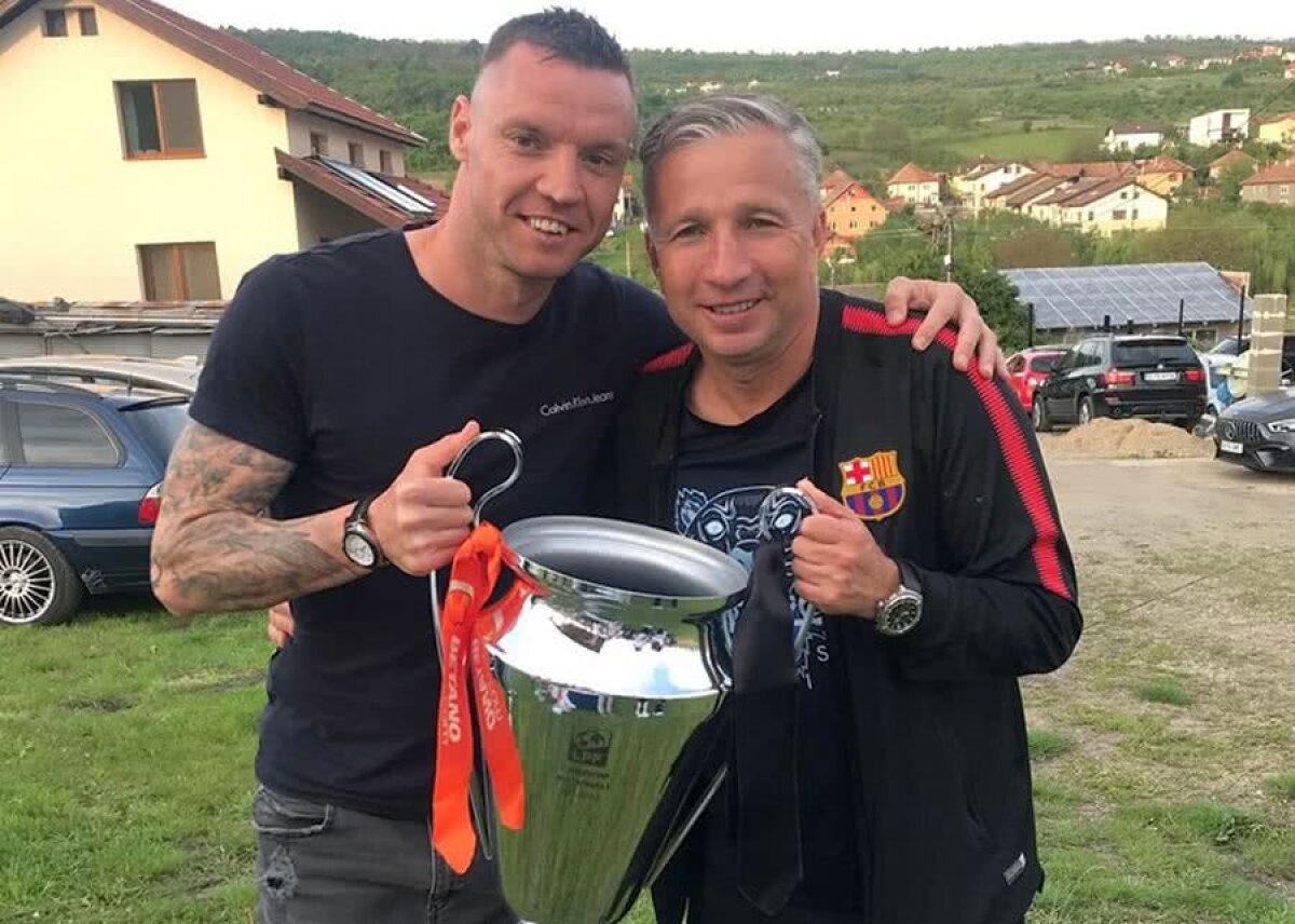 FOTO After-party pentru campioana CFR Cluj! Mario Camora și-a strâns colegii la el acasă pentru încă o petrecere. Dan Petrescu n-a lipsit!